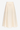 Ecru denim midi skirt with pockets