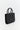 Black leather structured mini tote