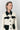Tailored jacket — Ecru with black velvet details