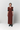 Long tailored dress - Rust