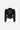 Top — Black cotton with silver jewel buttons