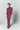 Jacquard satin straight pants