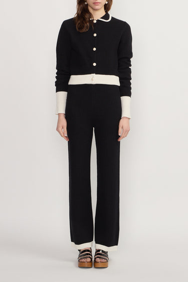Tailored knit trousers