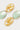 Knot oval light blue clips