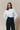 White shirt with sleeve & button detail