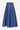 Blue denim midi skirt with pockets