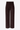 Dark brown velvet straight pants