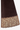 Dark brown velvet jacket with lace hem