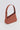 Rust asymmetric leather quilted bag