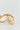 Double ring with white stone